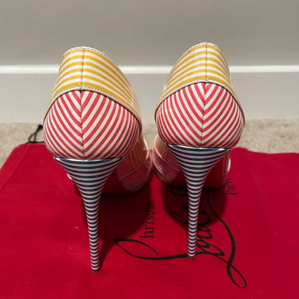 Christian Louboutin Marine Alta Heels - Picture 4 of 7